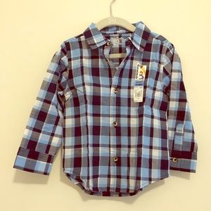 NOT FOR SALE NWT Garanimals 3T Woven Plaid Shirt